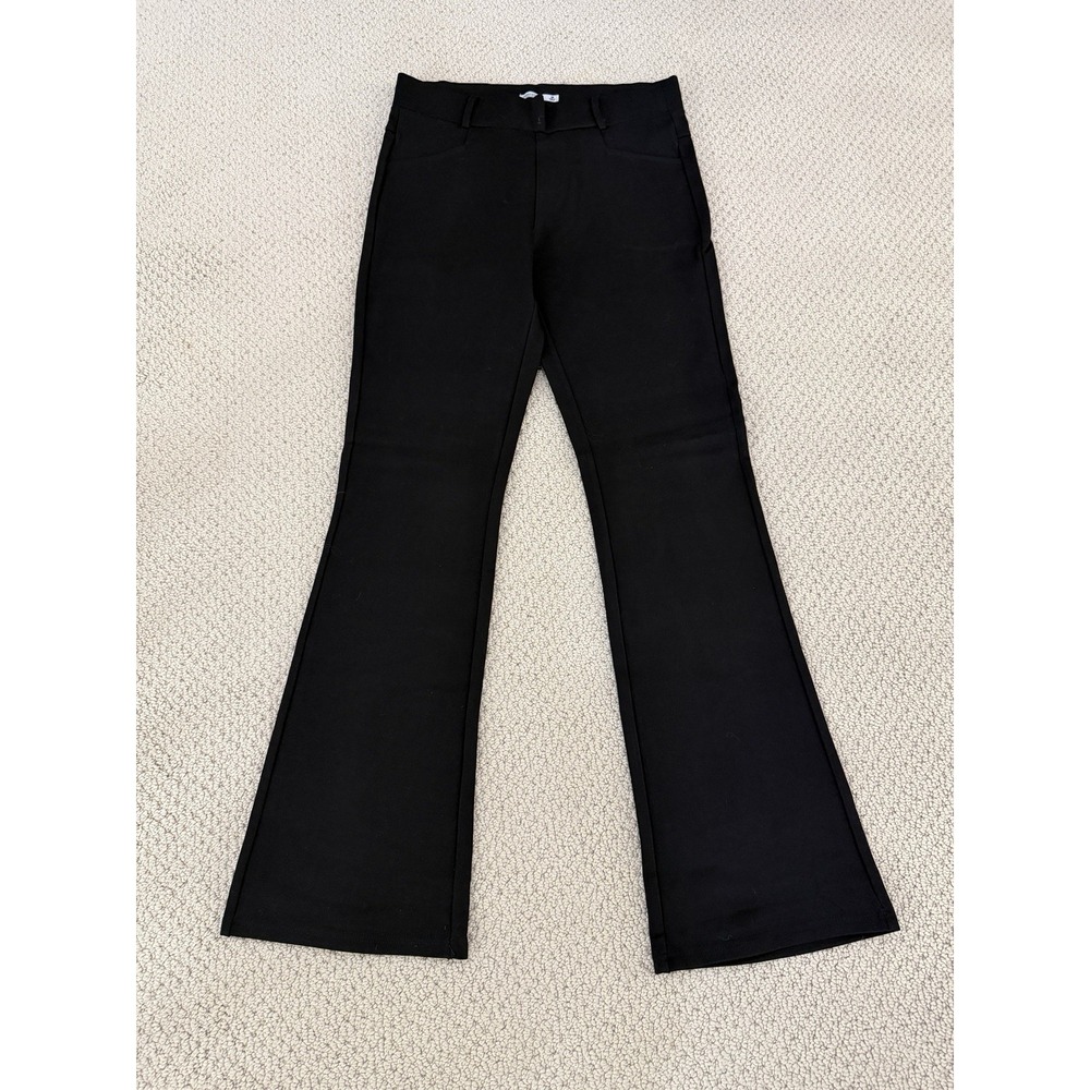 Conceited women black flare pants size M